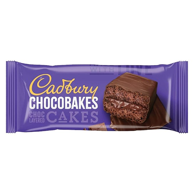 Cadbury Chocobakes Choc Filled Cakes 19 gms