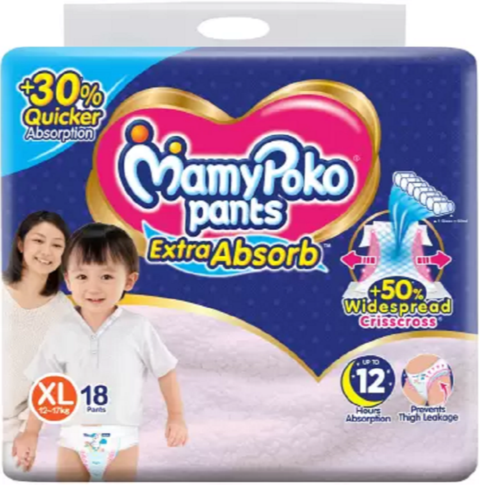 Mamy Poko  XL 12-17kg 18 paints