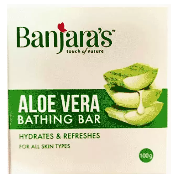Banjaras Aloe Vera Bathing Bar 100gms