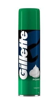 gillete foam menthol 196g