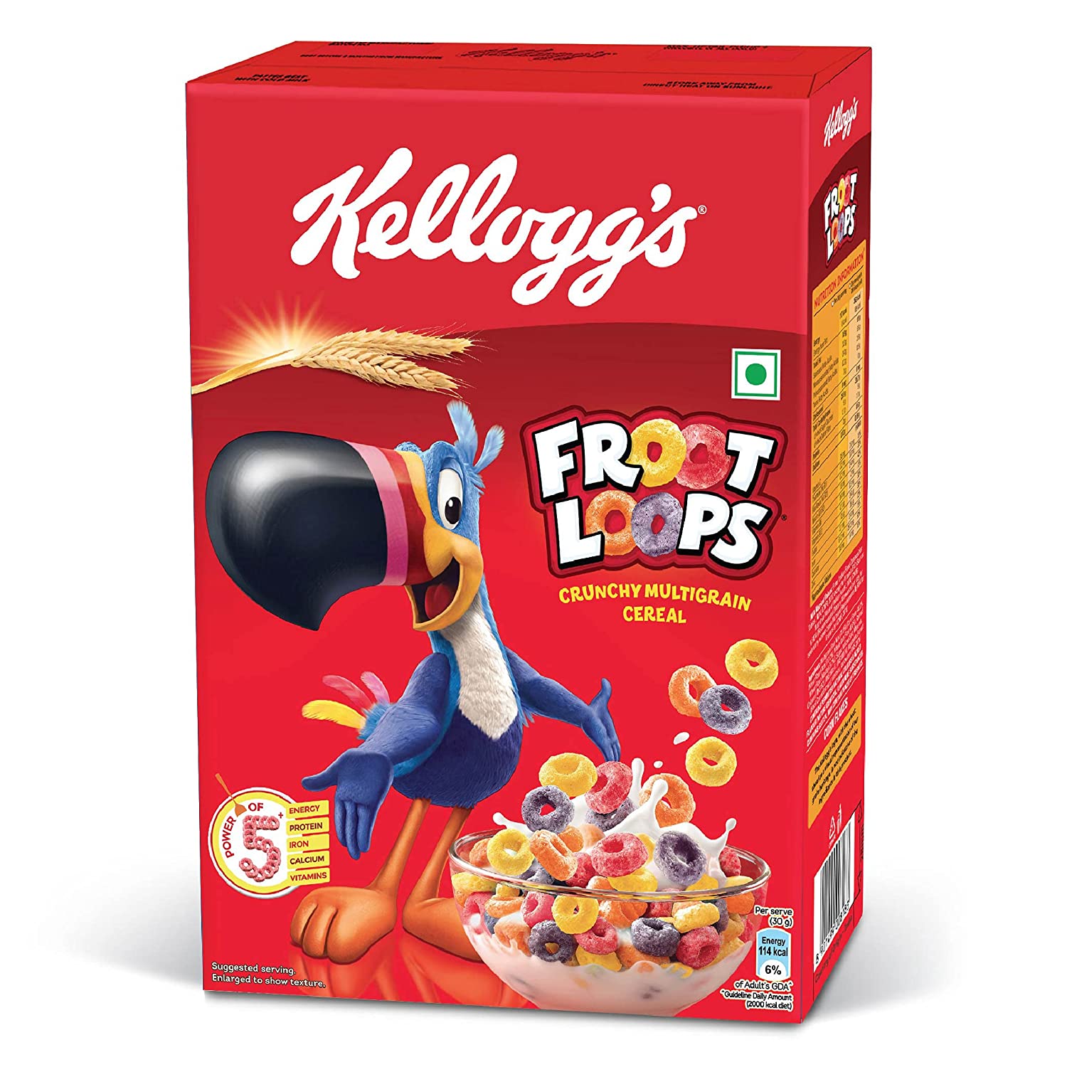 Kelloggs Froot Loops Multigrain Cereal 285 gms