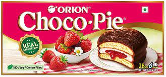 Orion Choco Pie Strawberry (6N) 168 gms