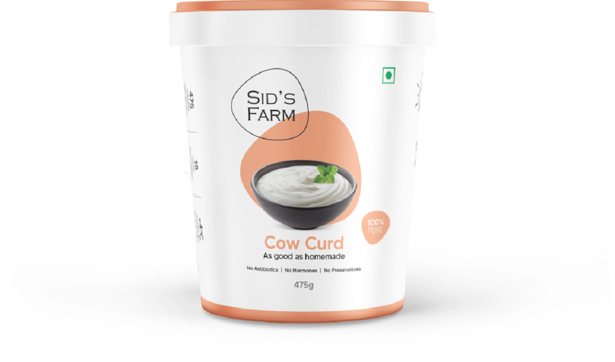 Sids Farm Cow Curd 475 gms