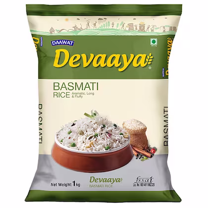 daawat devaaya basmati rice 1000 grams