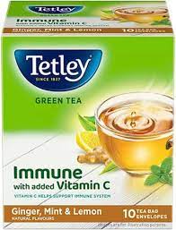 Tetley Green Tea Ginger  10 units