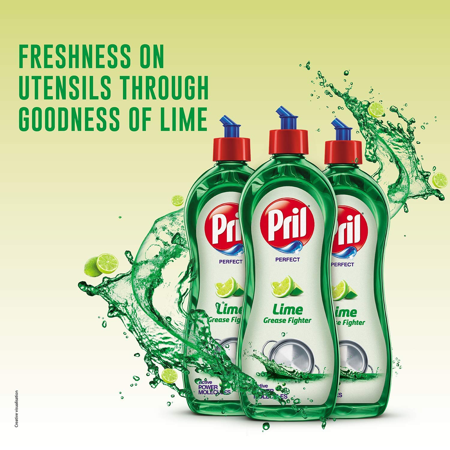 Pril Dishwash Liquid Lime 750 ml