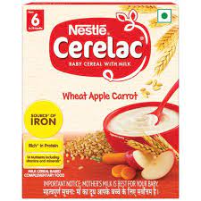 Cerelac 6-24M Wheat Apple Carrot 300 gms