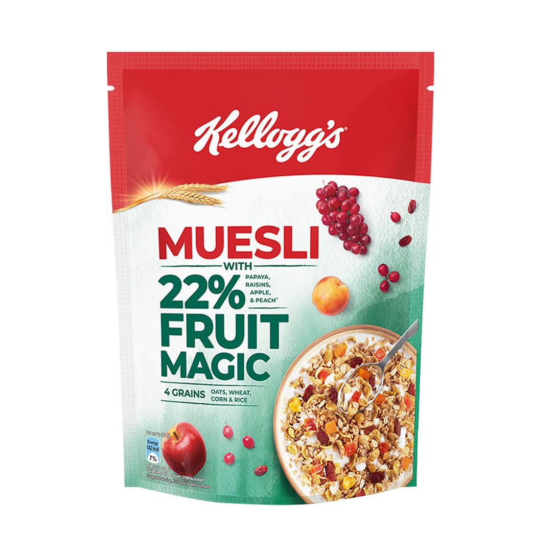 Kelloggs Muesli 22% Fruit Magic 500 gms