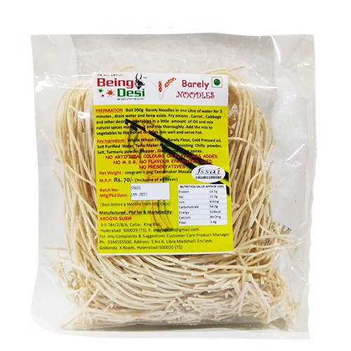 BEEING DESI barely NOODLES 200g