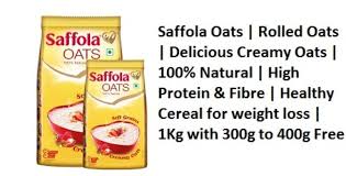 Saffola Oats Creamy Oats/ 1 kg Free