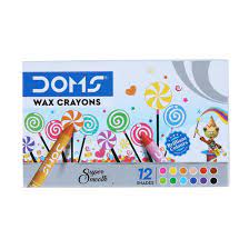 Doms Wax Crayons 12 Shades (1 N)