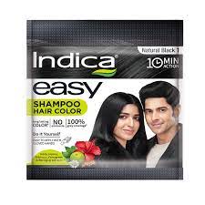 indica easy shampoo hair color buyn 3 get 1 free 100 ml