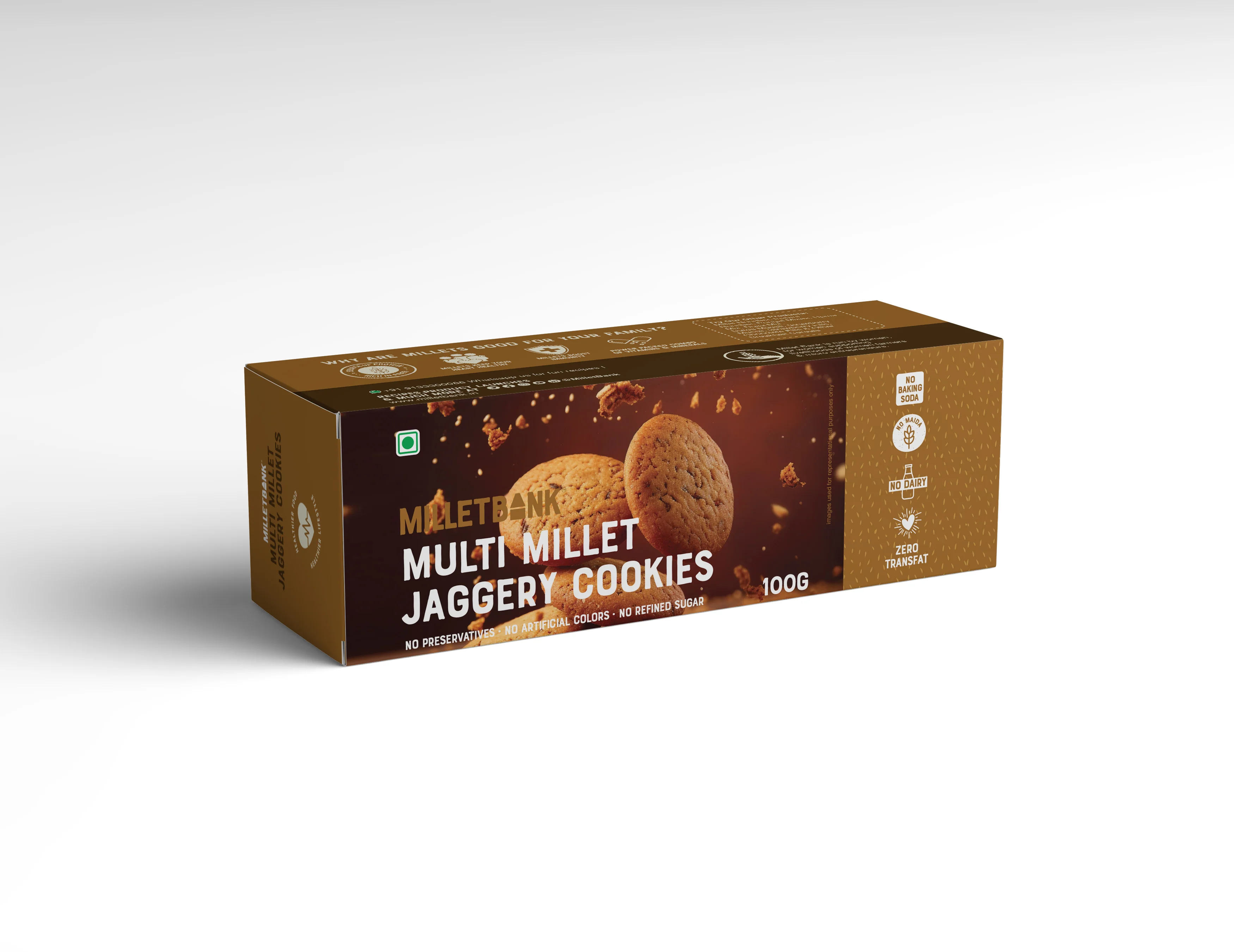 Millet Bank Cookie Multi Millet Jaggery 100 gms