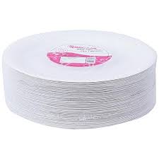 plain paper plate no 9 , 50 pcs