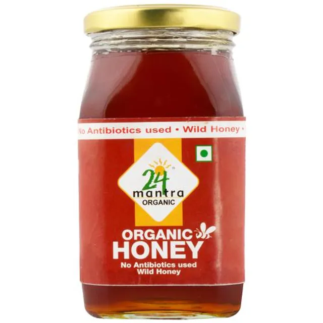 24 mantra organic wild honey 250gms