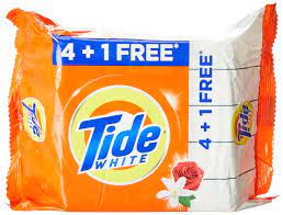 Tide White Detergent Bar (4+1)  1 kg