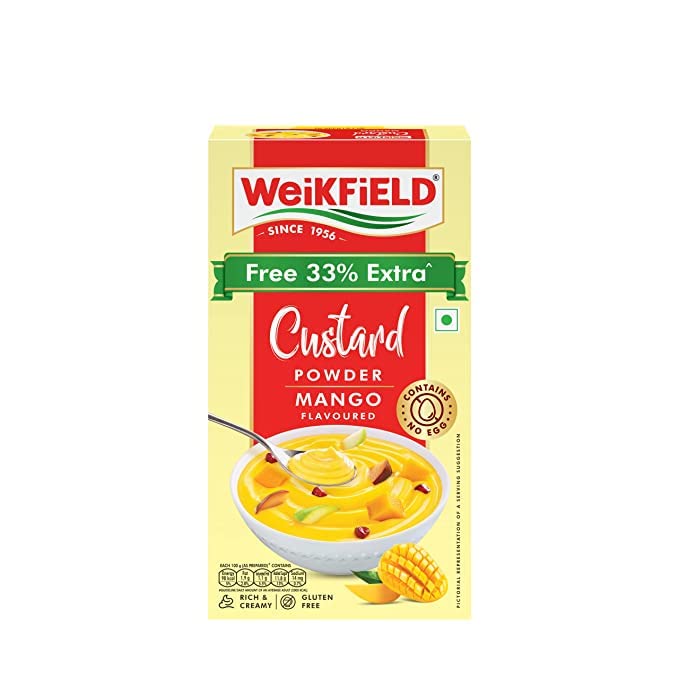 Weikfield Custard Powder Mango 75 + 25 gms