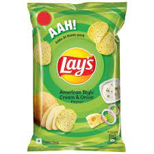 Lays American Style Cream & Onion 73   gms