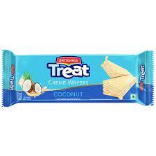 Britannia Treat Creme Wafers Coconut 55 gms
