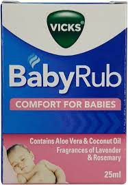 Vicks Baby Rub Comfort For Babies Tear Here 10 ml