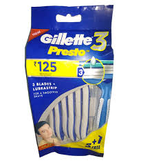 Gillette 3 Presto 5+1 freee