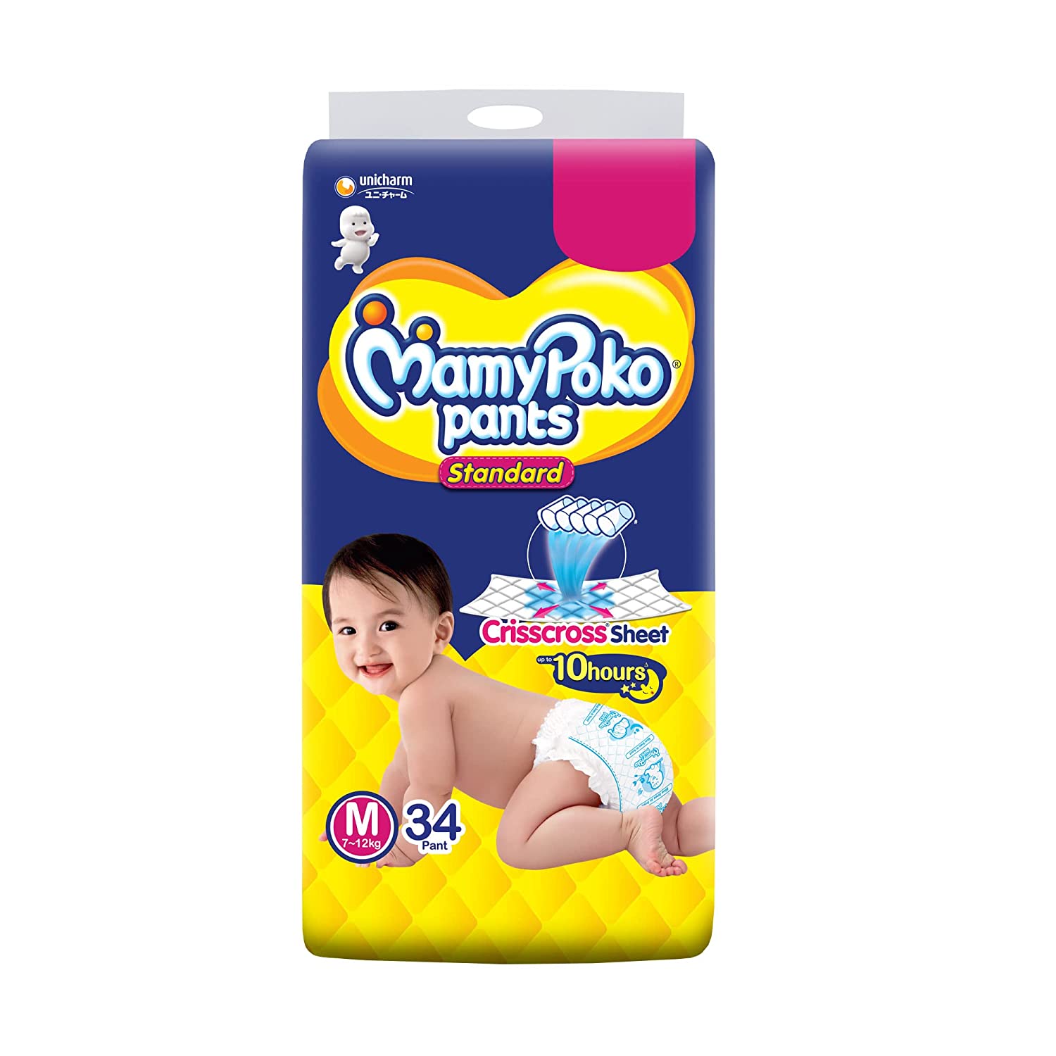 Mamy Poko Pants Standard M 7-12 kgs 34 Pants