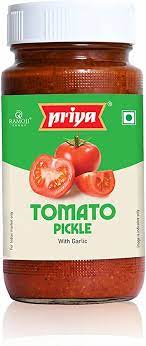Priya Tomato Pickle With Garlic 300 gms
