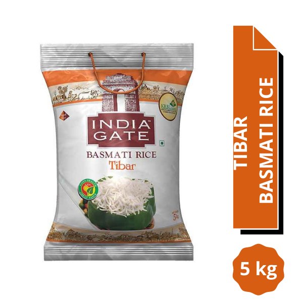 India Gate Basmati Rice Tibar 5 kg