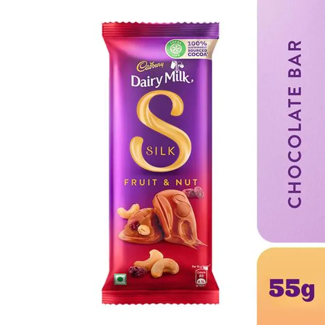 Cadbury Dairy Milk Silk Fruit & Nut 55 gms