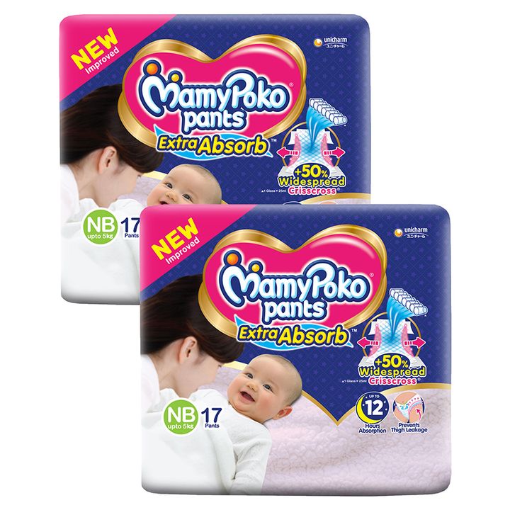 mamy poko pants extra absorb upto 5kg 17pants