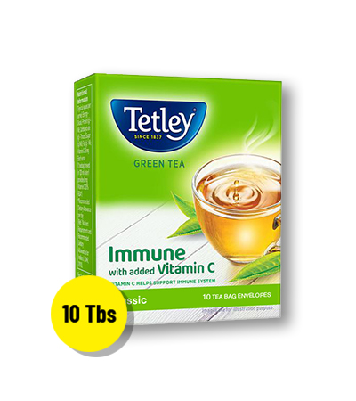 Tetley Green Tea 10 Tea Bags